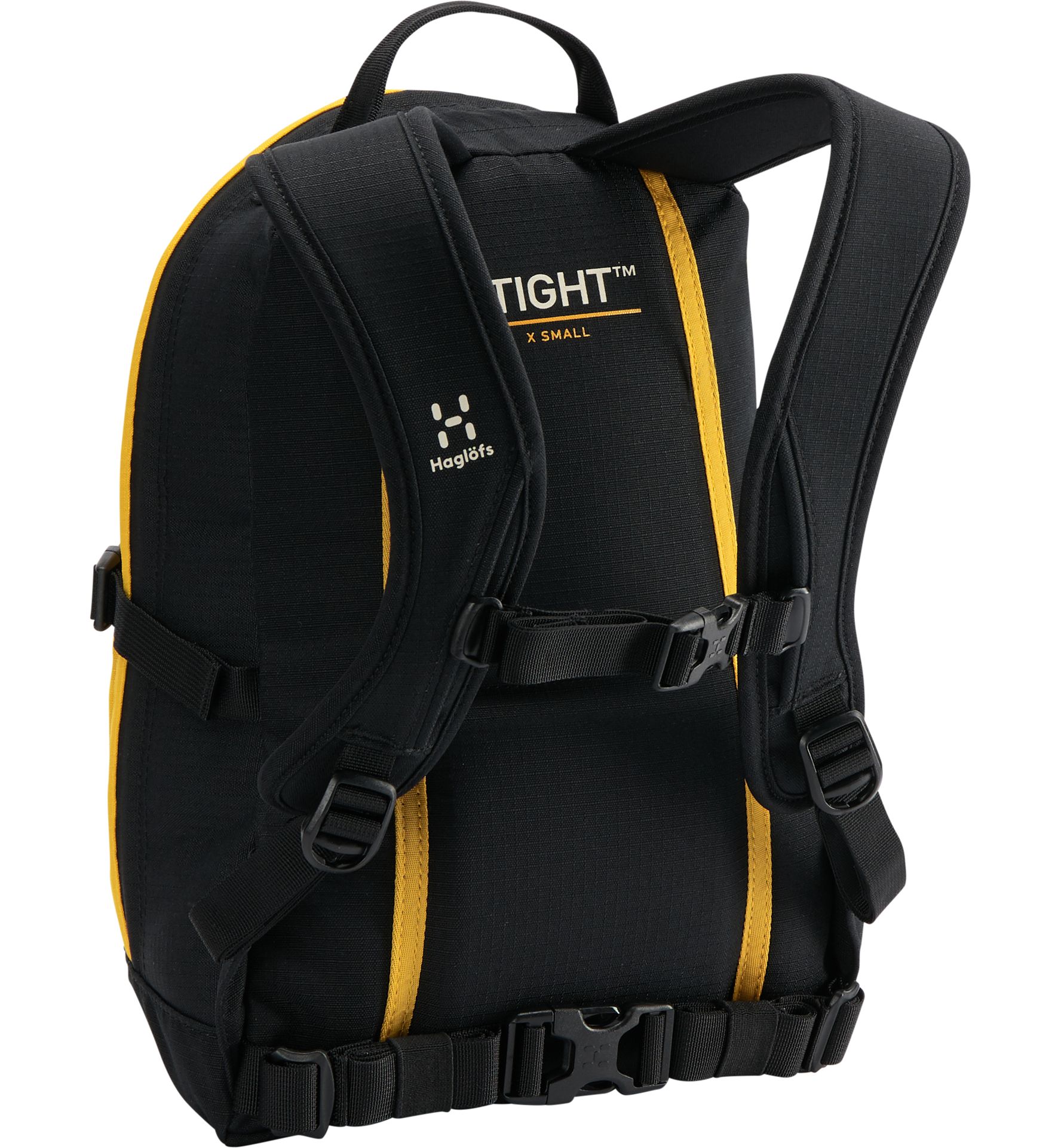 Tight  X-Small True black/Pumpkin yellow