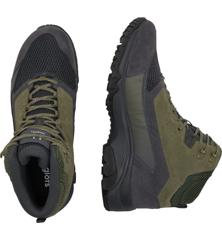 Haglöfs Skuta Proof Mid Men Magnetite/Olive Green