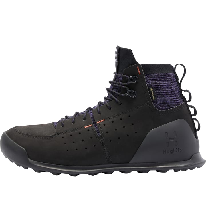 Haglöfs Duality AT1 GTX Mid Men True black/Purple rain