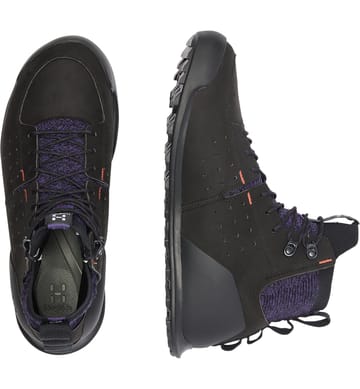 Haglöfs Duality AT1 GTX Mid Men True black/Purple rain