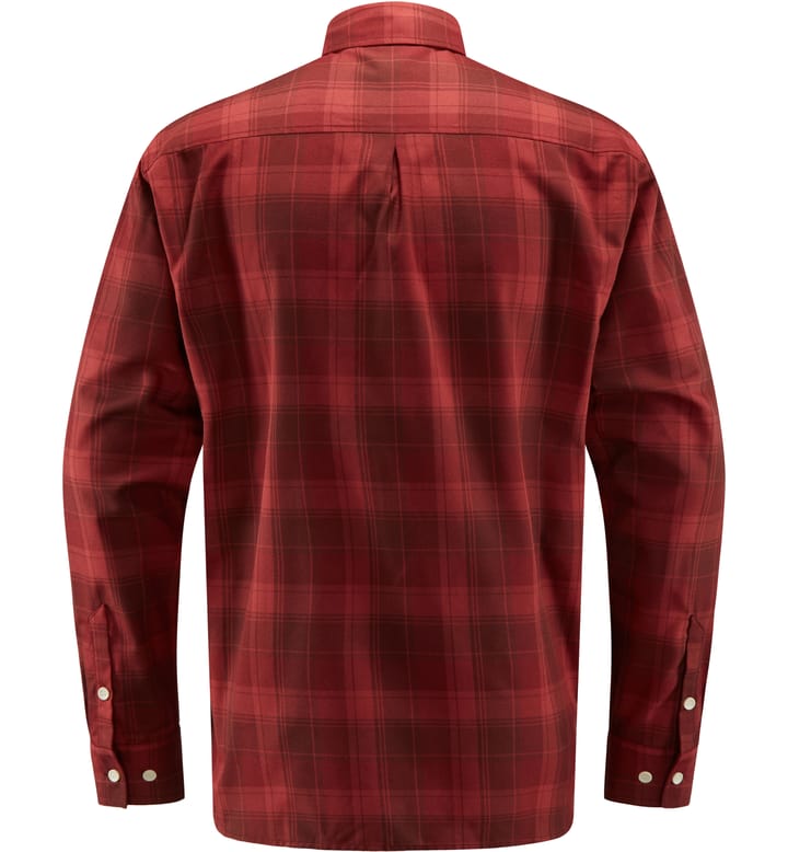 Tarn Flannell Shirt Men Maroon Red/Brick Red