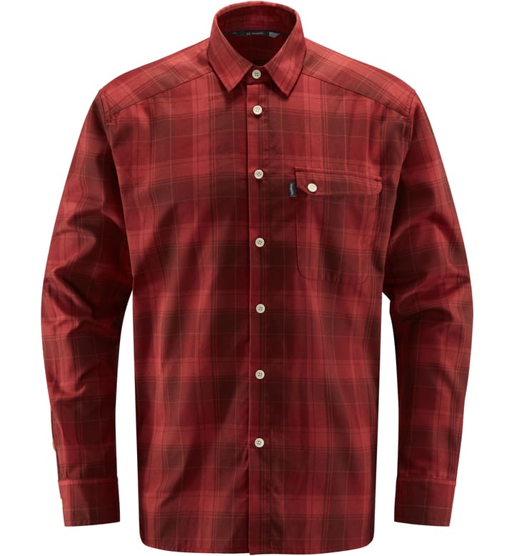 Tarn Flannell Shirt Men Maroon Red/Brick Red
