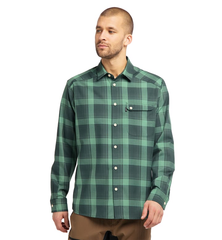 Tarn Flannell Shirt Men Fjell Green/Trail Green