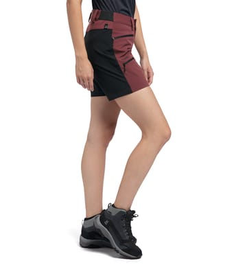 Rugged Flex Shorts Women Maroon Red/True Black