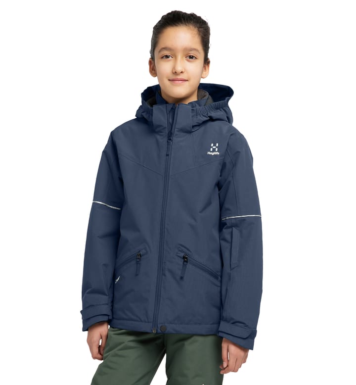 Niva Insulated Jacket Junior Tarn Blue