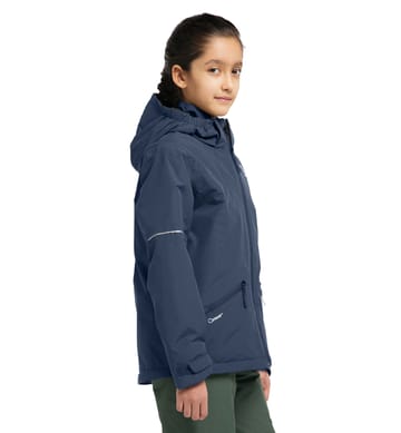 Niva Insulated Jacket Junior Tarn Blue