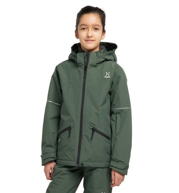 Niva Insulated Jacket Junior Fjell Green