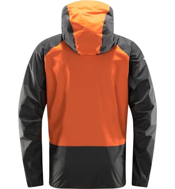 L.I.M Comp Jacket Men Flame Orange/Magnetite