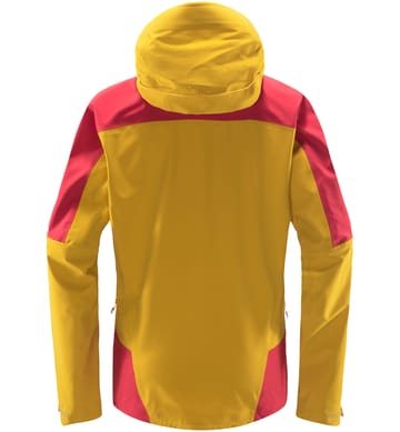 L.I.M Touring PROOF Jacket Women Pumpkin Yellow/Hibiscus Red