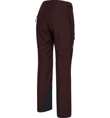 Lumi Form Pant Women Burgundy Brown