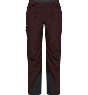 Lumi Form Pant Women Burgundy Brown