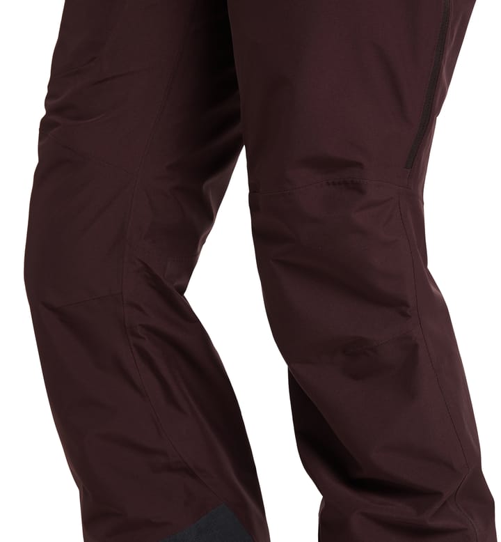 Lumi Form Pant Women Burgundy Brown