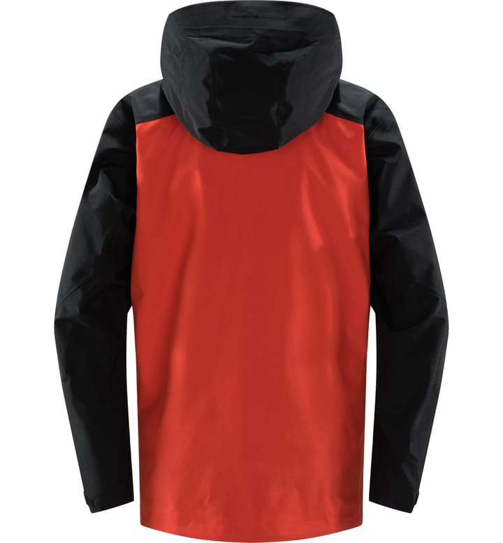 Elation GTX Jacket Men Habanero/True Black