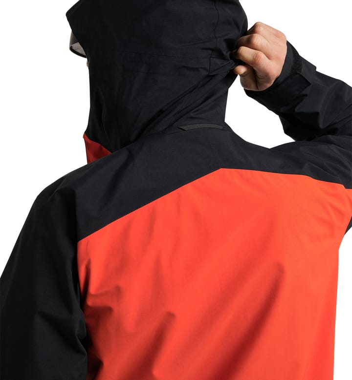 Elation GTX Jacket Men Habanero/True Black