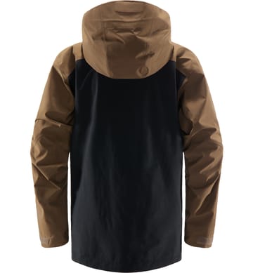 Elation GTX Jacket Men True Black/Teak Brown