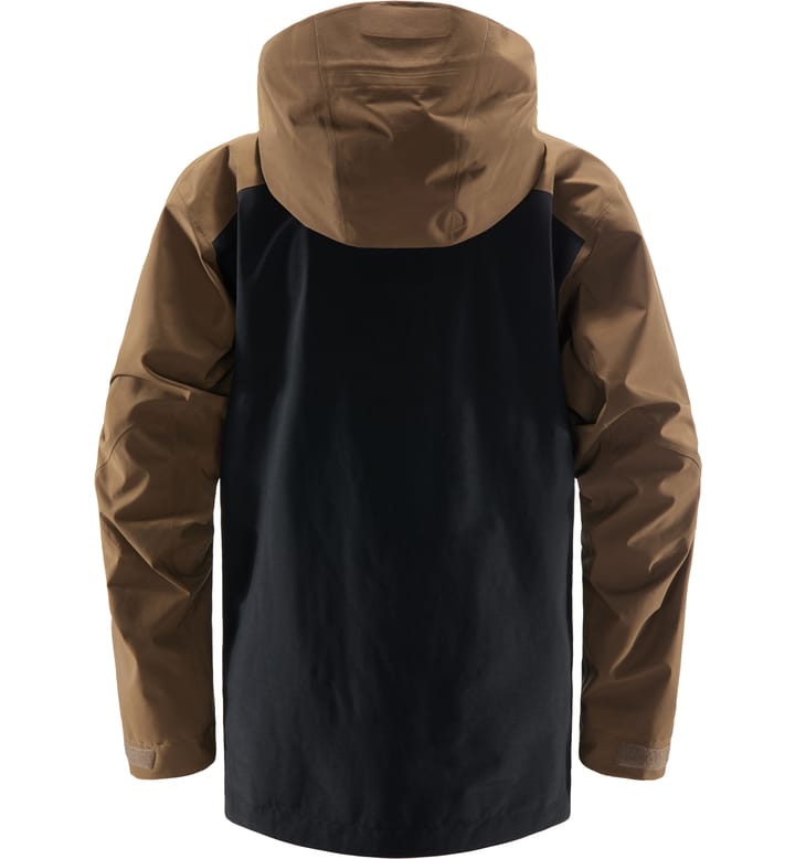 Elation GTX Jacket Men True Black/Teak Brown