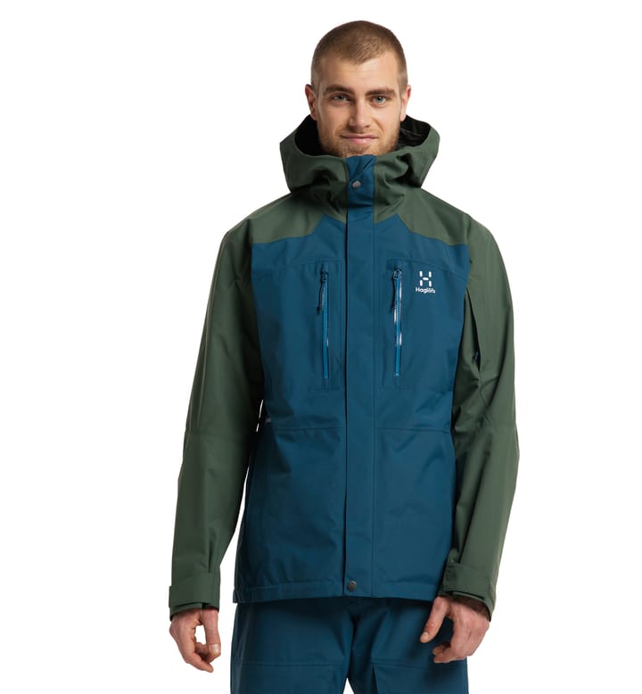 Elation GTX Jacket Men Dark Ocean/Fjell Green Elation GTX Jacket Men Dark Ocean/Fjell Green
