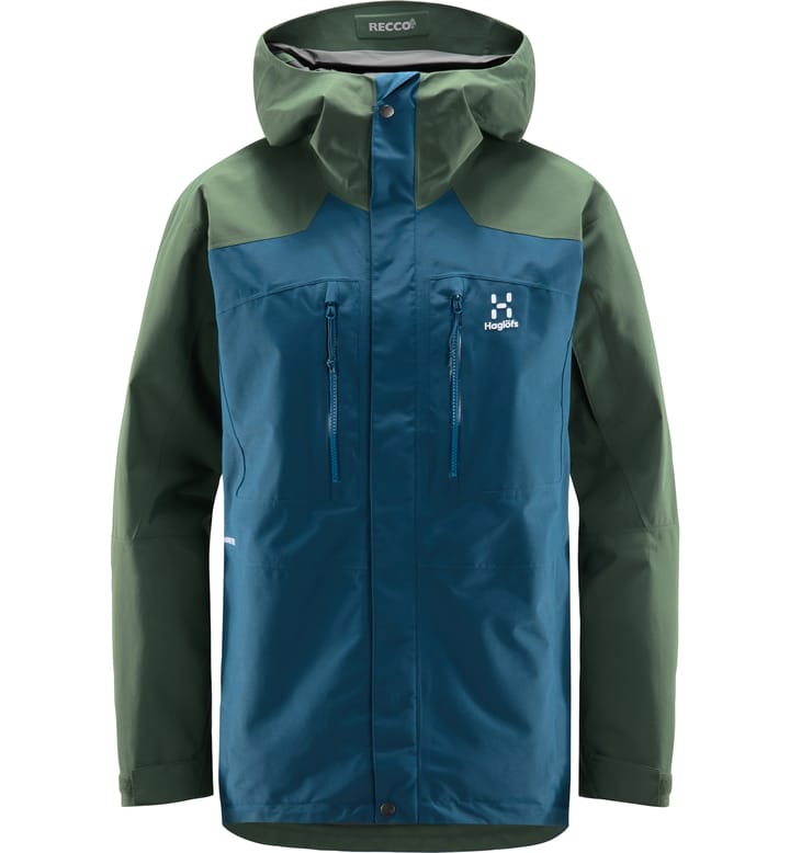 Elation GTX Jacket Men Dark Ocean/Fjell Green