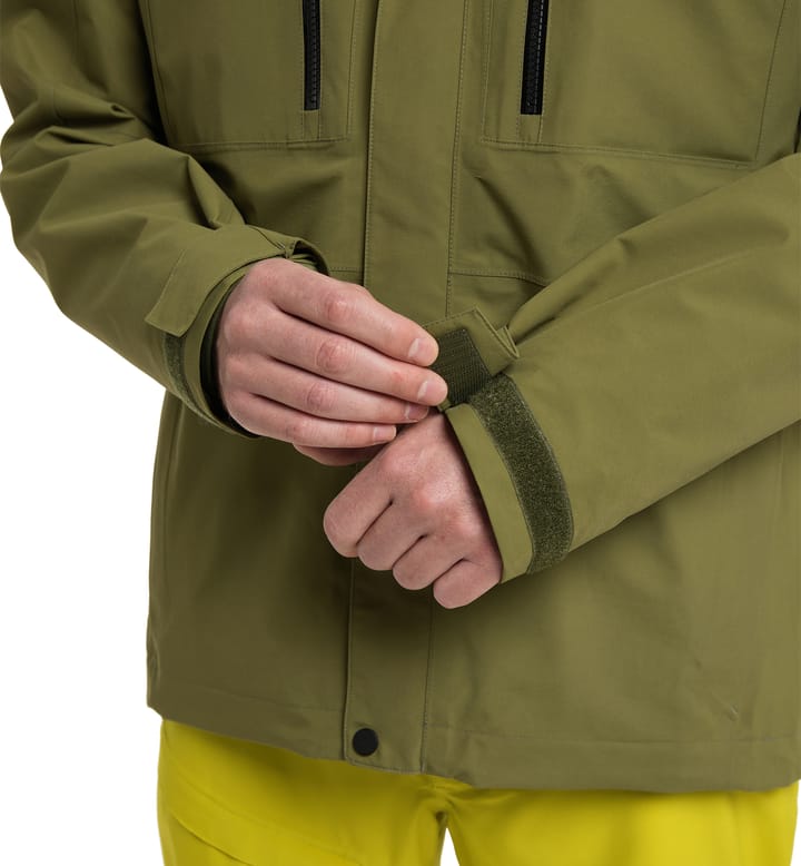 Elation GTX Jacket Men Olive Green/Aurora