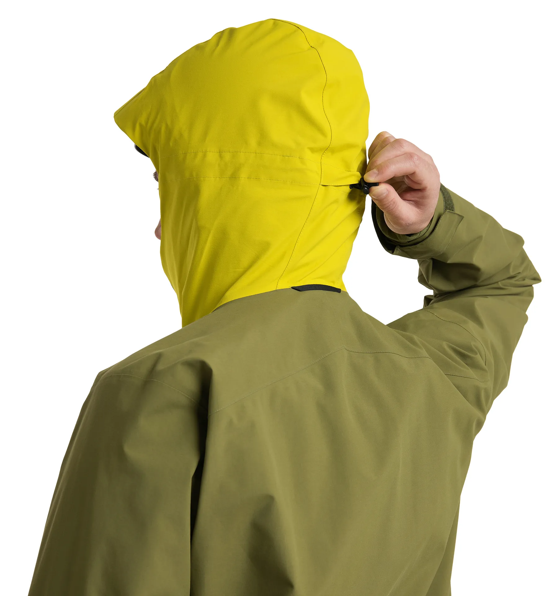 Elation GTX Jacket Men Olive Green/Aurora