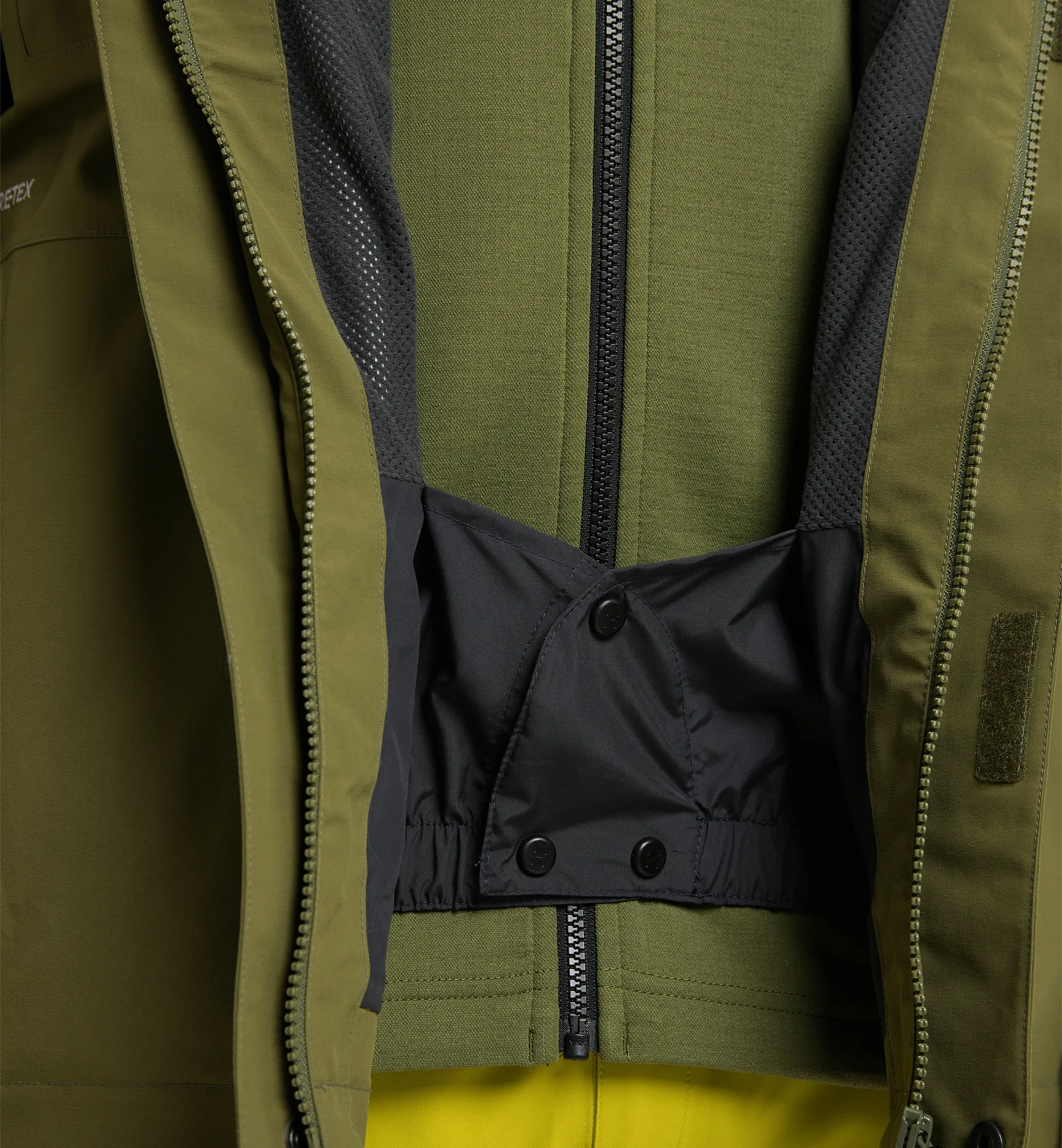 Elation GTX Jacket Men Olive Green/Aurora