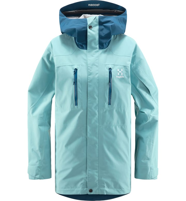 Elation GTX Jacket Women Frost Blue/Dark Ocean