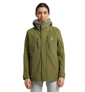 Elation GTX Jacket Women Olive Green/Thyme Green