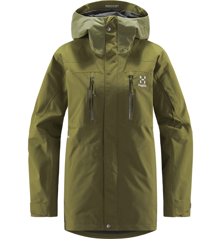 Elation GTX Jacket Women Olive Green/Thyme Green