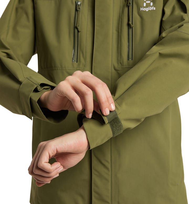 Elation GTX Jacket Women Olive Green/Thyme Green