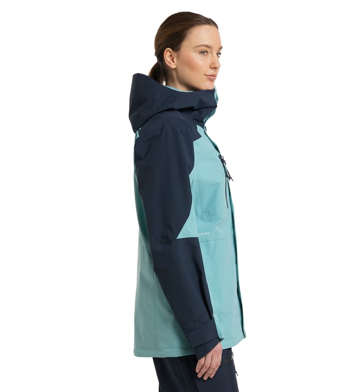 Elation GTX Jacket Women Frost blue/Tarn blue