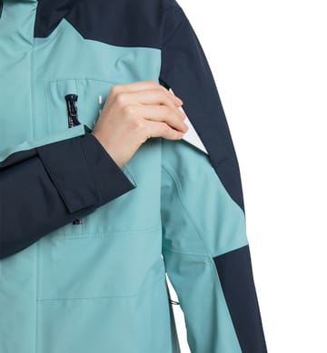 Elation GTX Jacket Women Frost blue/Tarn blue