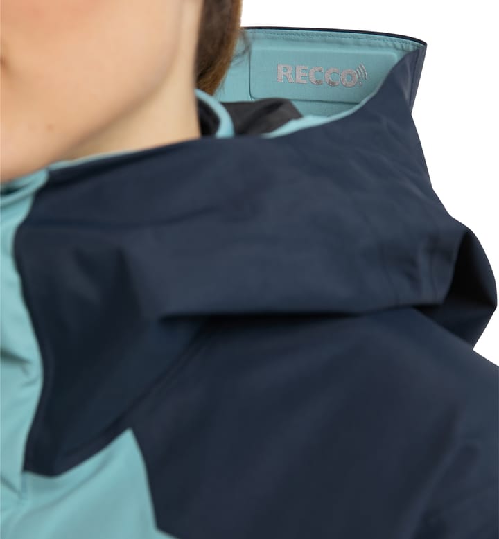 Elation GTX Jacket Women Frost blue/Tarn blue