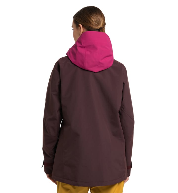 Elation GTX Jacket Women Burgundy Brown/Deep Pink