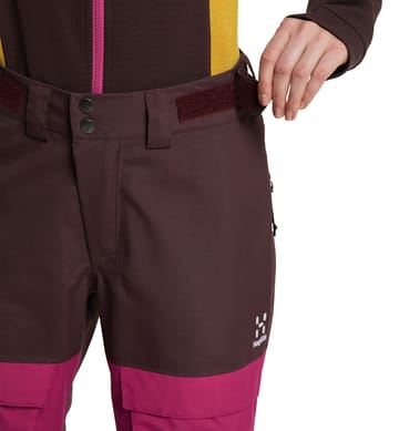 Elation GTX Pant Women Burgundy Brown/Deep Pink