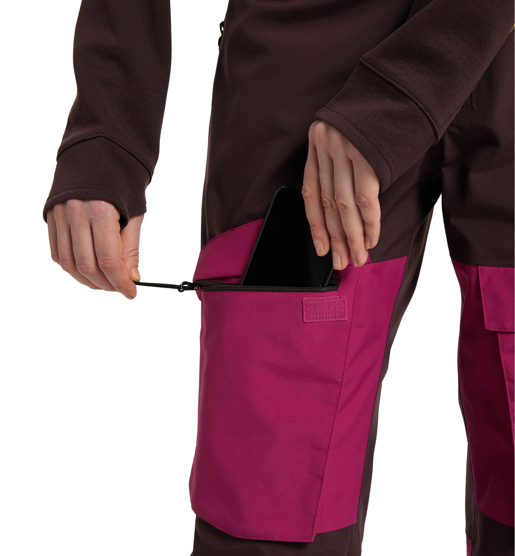 Elation GTX Pant Women Burgundy Brown/Deep Pink