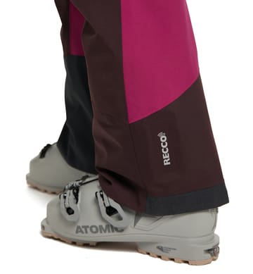 Elation GTX Pant Women Burgundy Brown/Deep Pink