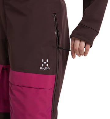 Elation GTX Pant Women Burgundy Brown/Deep Pink