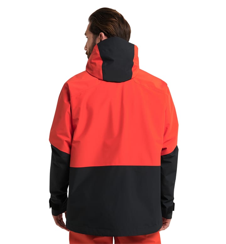 Lumi Jacket Men Habanero/True Black