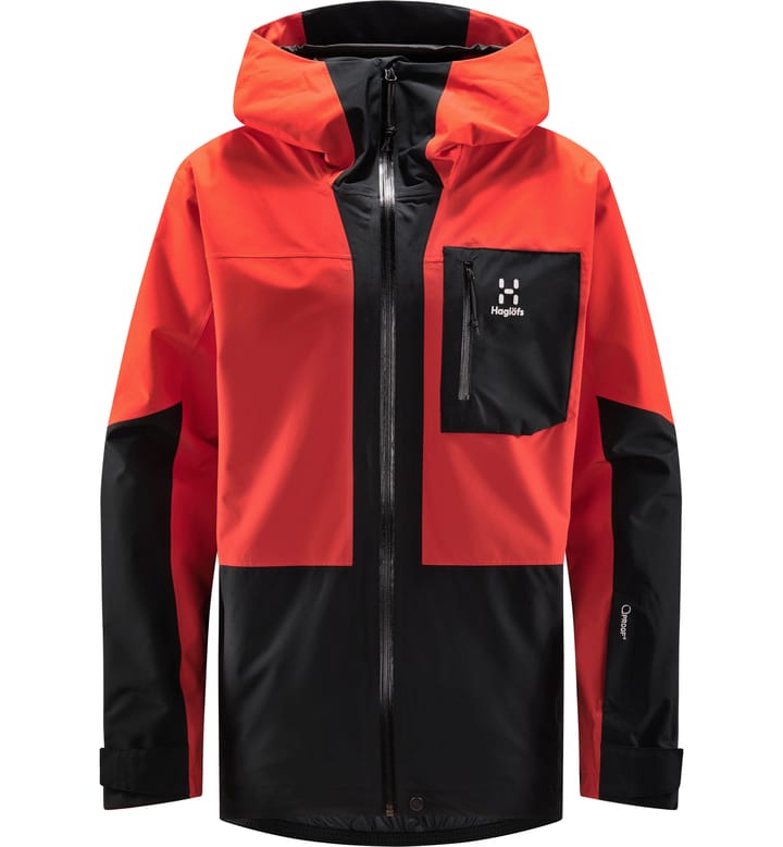 Lumi Jacket Men Habanero/True Black