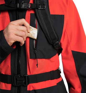 Lumi Jacket Men Habanero/True Black