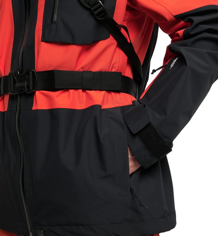 Lumi Jacket Men Habanero/True Black