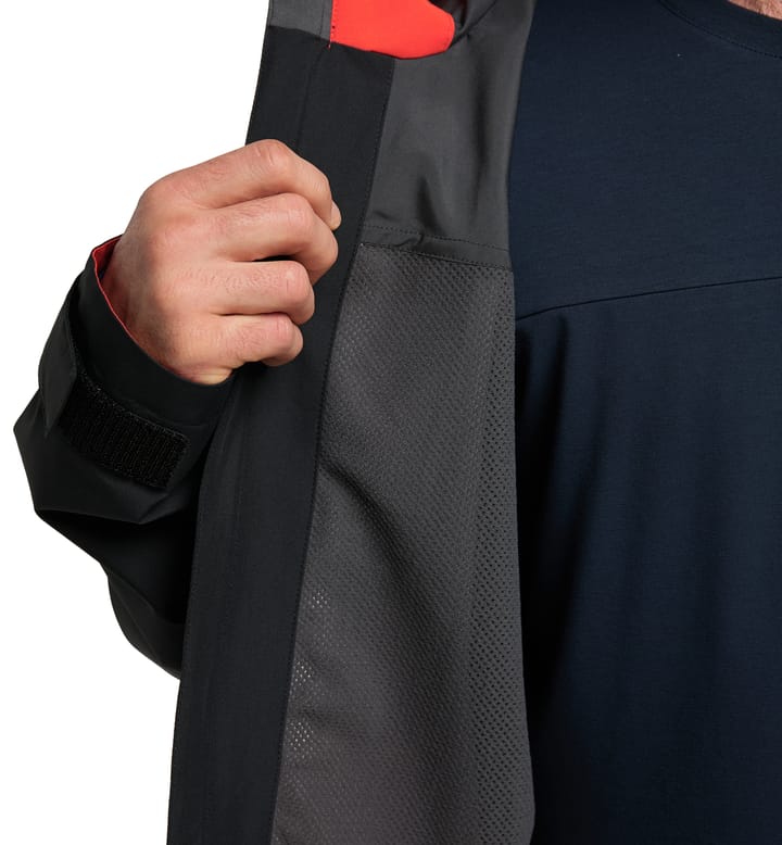Lumi Jacket Men Habanero/True Black Lumi Jacket Men Habanero/True Black