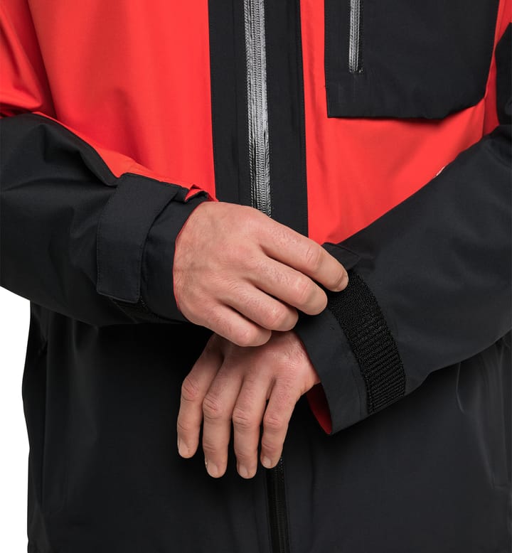 Lumi Jacket Men Habanero/True Black