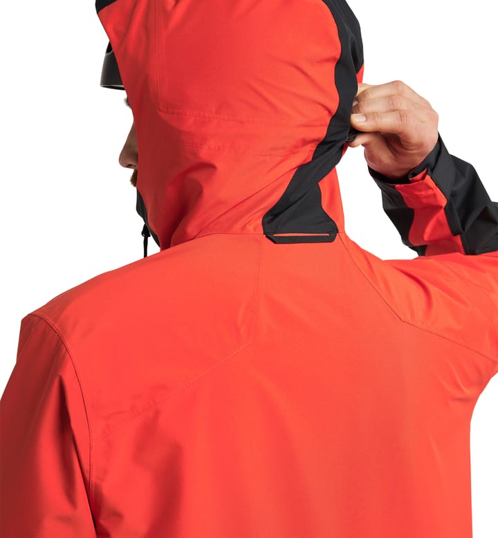 Lumi Jacket Men Habanero/True Black