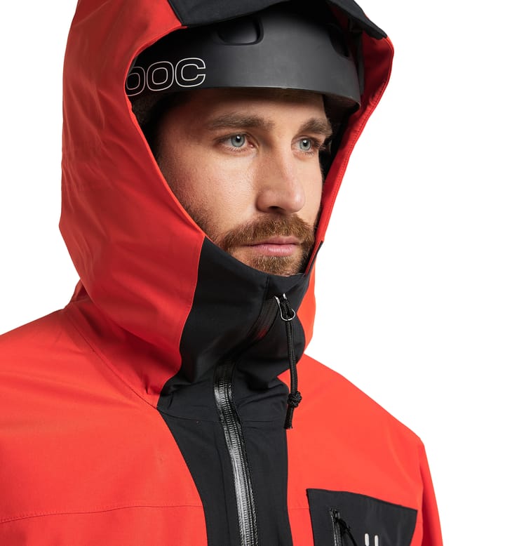 Lumi Jacket Men Habanero/True Black