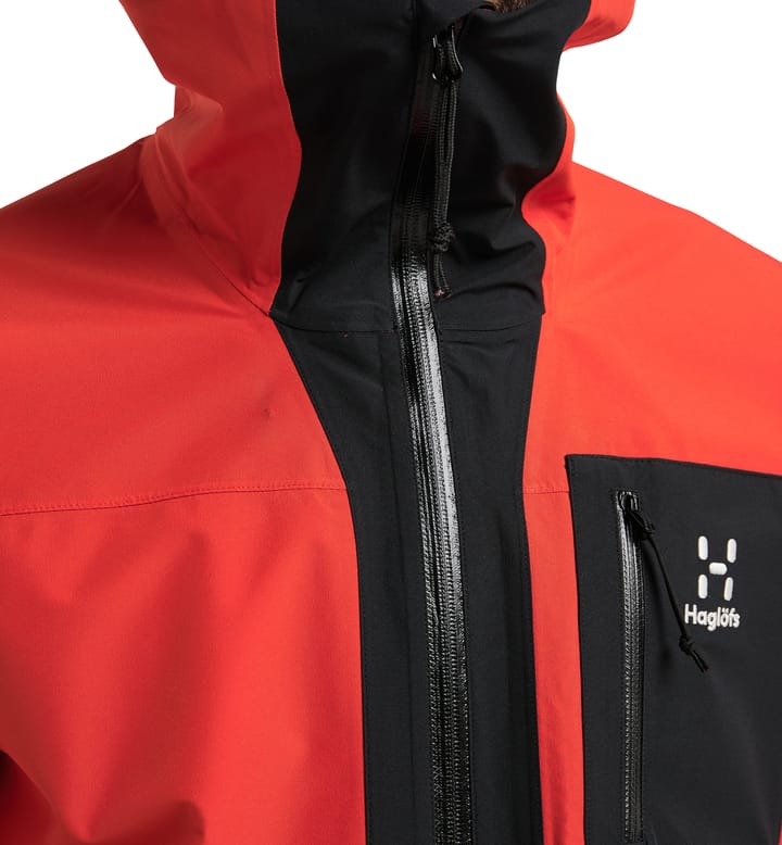 Lumi Jacket Men Habanero/True Black Lumi Jacket Men Habanero/True Black