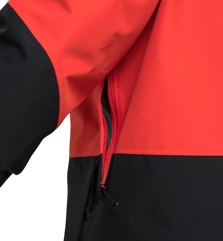 Lumi Jacket Men Habanero/True Black Lumi Jacket Men Habanero/True Black