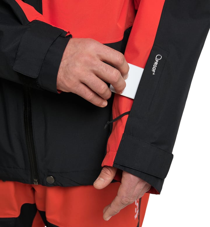 Lumi Jacket Men Habanero/True Black