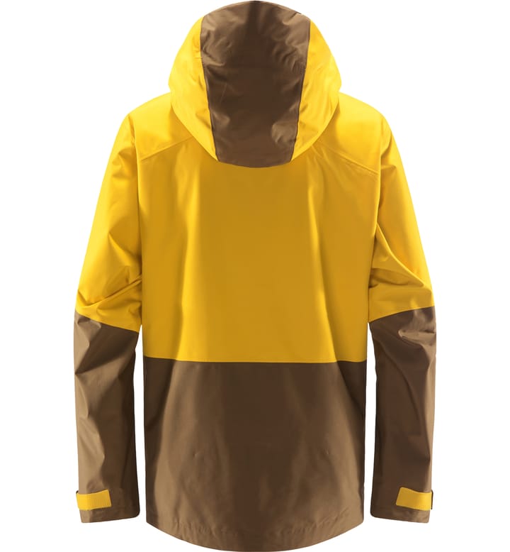 Lumi Jacket Men Pumpkin Yellow/Teak Brown