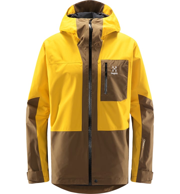 Lumi Jacket Men Pumpkin Yellow/Teak Brown Lumi Jacket Men Pumpkin Yellow/Teak Brown